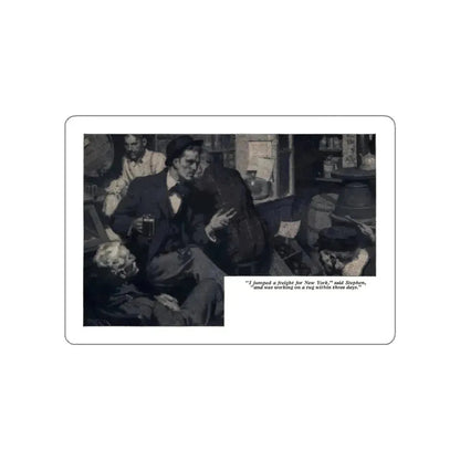 A Few Foolish Ones (7), Redbook, December 1934 (Magazine Illustration) STICKER Vinyl Die-Cut Decal White Die-Cut 3 Inch - The Sticker Space