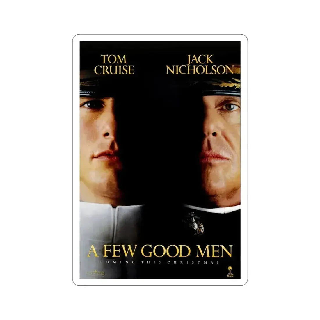 A Few Good Men 1992 Movie Poster STICKER Vinyl Die-Cut Decal 4 Inch - The Sticker Space