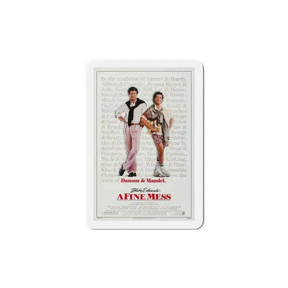 A Fine Mess 1986 Movie Poster Refrigerator Magnet 6 Inch - The Sticker Space
