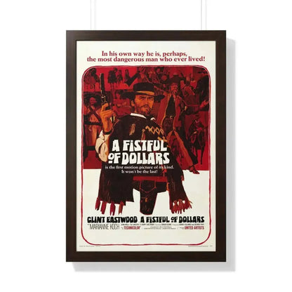 A FISTFUL OF DOLLARS 1964 - Framed Movie Poster - The Sticker Space