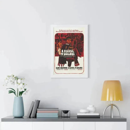 A FISTFUL OF DOLLARS 1964 - Framed Movie Poster - The Sticker Space