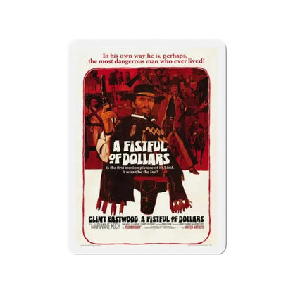 A FISTFUL OF DOLLARS 1964 Movie Poster - Refrigerator Magnet 2 Inch - The Sticker Space