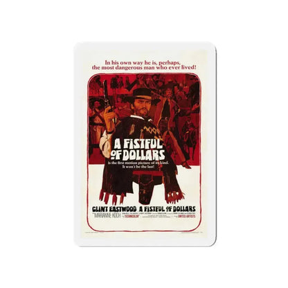 A FISTFUL OF DOLLARS 1964 Movie Poster - Refrigerator Magnet 5 Inch - The Sticker Space
