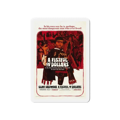 A FISTFUL OF DOLLARS 1964 Movie Poster - Refrigerator Magnet - The Sticker Space