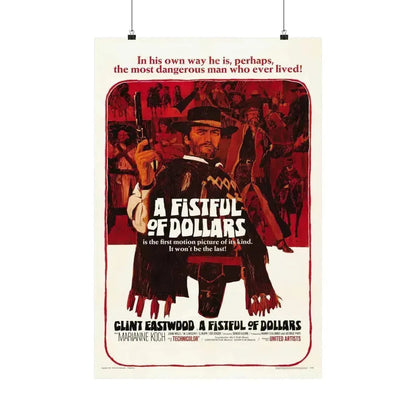 A FISTFUL OF DOLLARS 1964 - Paper Movie Poster 20″ x 30″ Matte - The Sticker Space