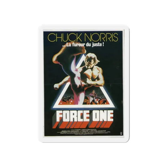 A FORCE OF ONE (FRENCH) 1979 Movie Poster - Refrigerator Magnet 6 Inch - The Sticker Space