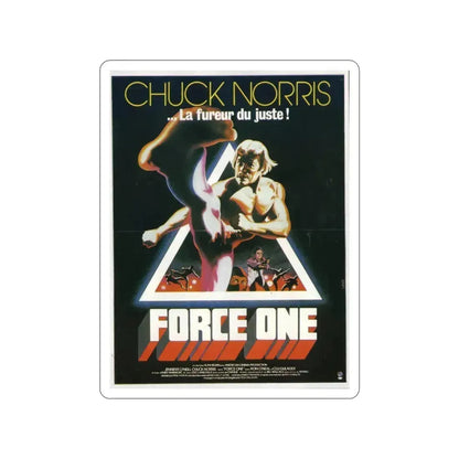 A FORCE OF ONE (FRENCH) 1979 Movie Poster STICKER Vinyl Die-Cut Decal 6 Inch - The Sticker Space