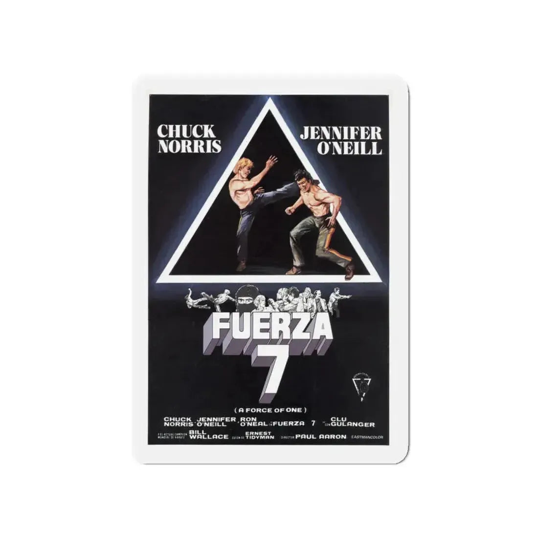 A FORCE OF ONE (ITALIAN) 1979 Movie Poster - Refrigerator Magnet 4 Inch - The Sticker Space