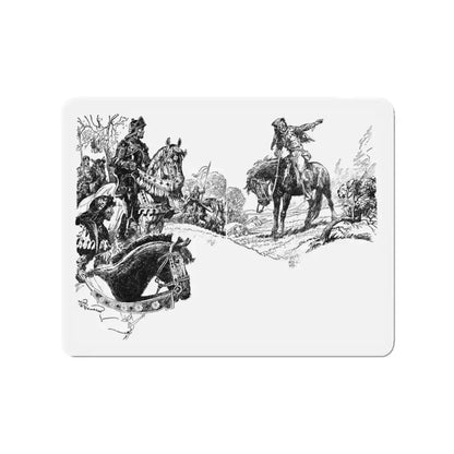 A France Forever (1), Blue Book Magazine, February 1941 (Magazine Illustration) Refrigerator Magnet - The Sticker Space