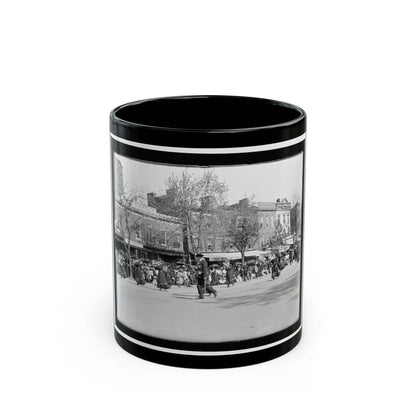 A Full Brass Band Composed Of Women, Heading One Of The Posts From The Dept. Of Pa. (U.S. Civil War) Black Coffee Mug