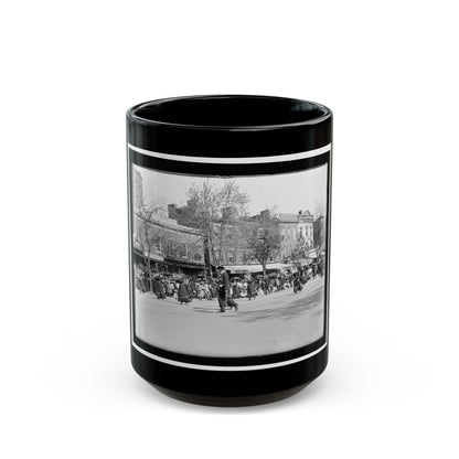 A Full Brass Band Composed Of Women, Heading One Of The Posts From The Dept. Of Pa. (U.S. Civil War) Black Coffee Mug