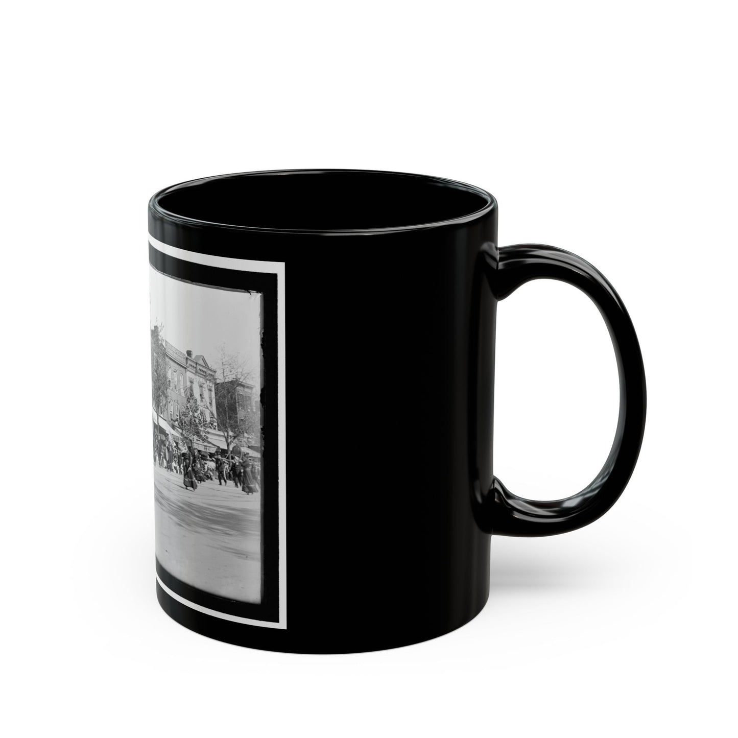 A Full Brass Band Composed Of Women, Heading One Of The Posts From The Dept. Of Pa. (U.S. Civil War) Black Coffee Mug