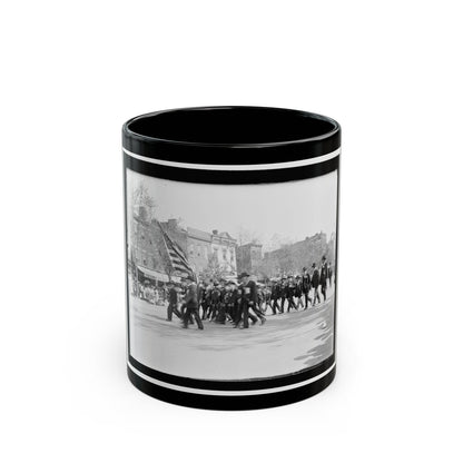 A G.A.R. Post In The Great Parade (U.S. Civil War) Black Coffee Mug