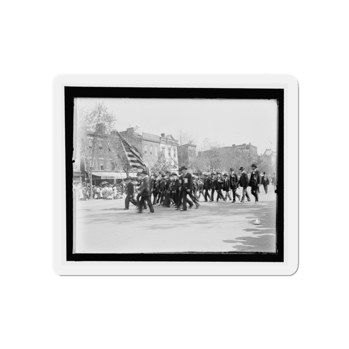 A G.A.R. Post In The Great Parade (U.S. Civil War) Refrigerator Magnet-5" x 5"-The Sticker Space