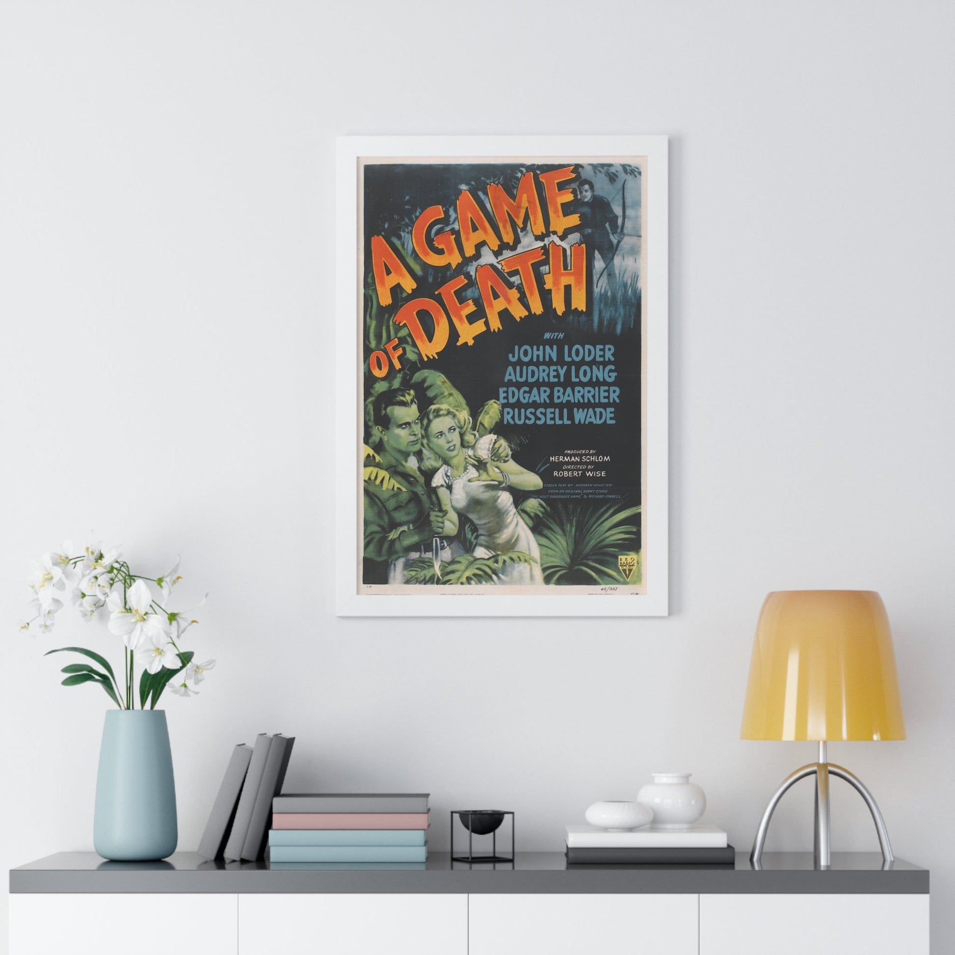 A GAME OF DEATH 1945 - Framed Movie Poster-The Sticker Space