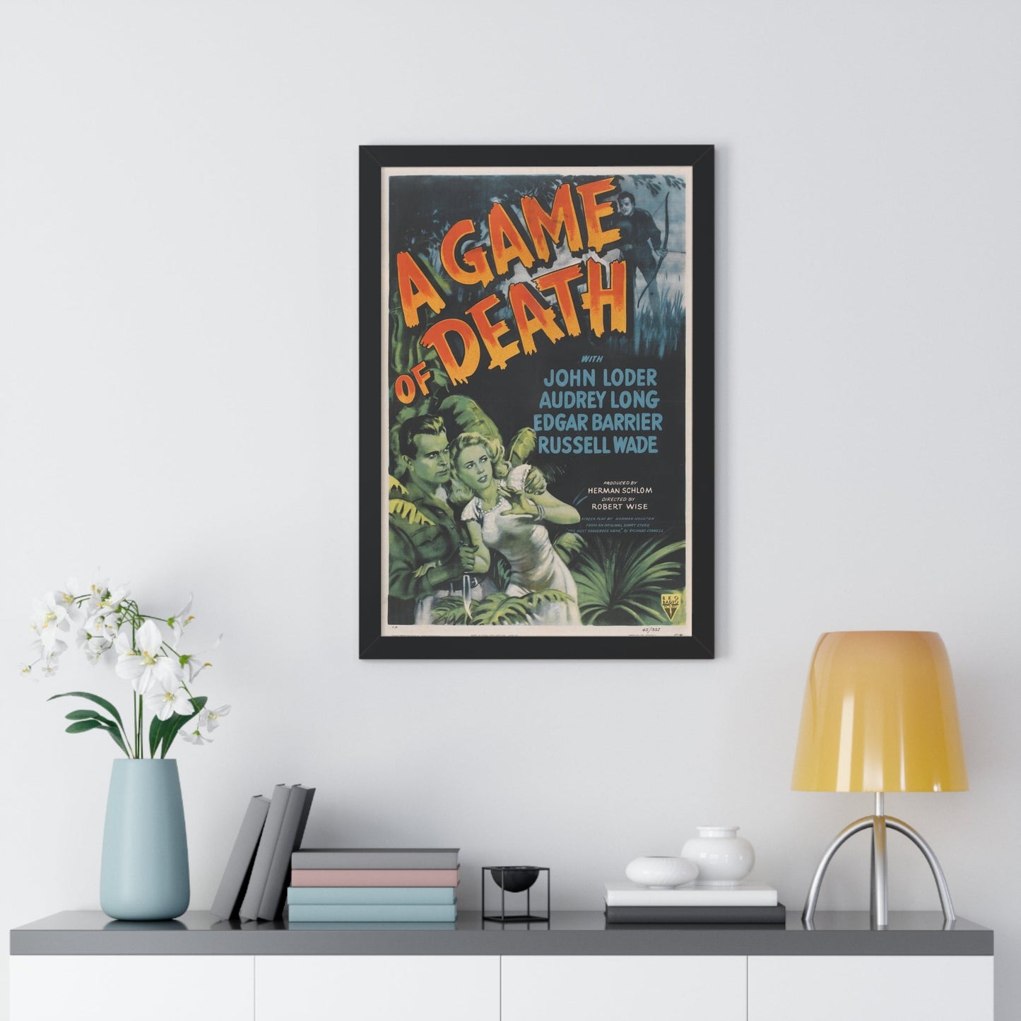 A GAME OF DEATH 1945 - Framed Movie Poster-The Sticker Space