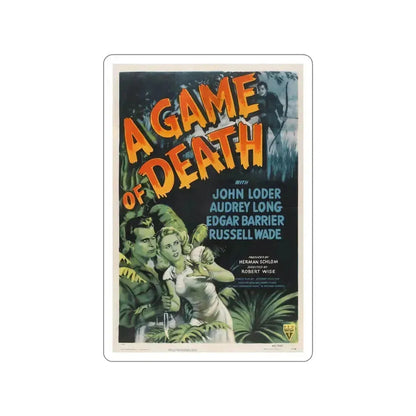 A GAME OF DEATH 1945 Movie Poster STICKER Vinyl Die-Cut Decal 5 Inch - The Sticker Space