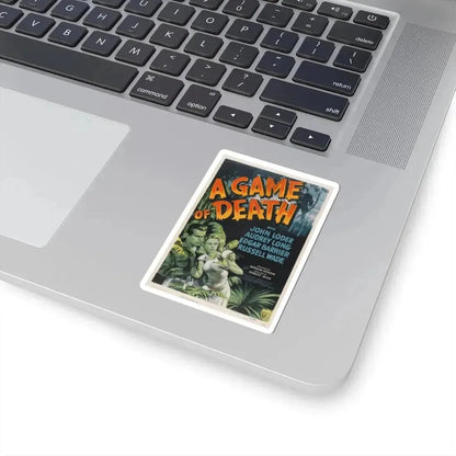 A GAME OF DEATH 1945 Movie Poster - STICKER Vinyl Kiss-Cut Decal - The Sticker Space