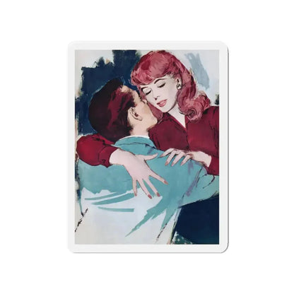 A Gift Called Boris by G. A. Callender, Woman magazine, 1961 (Magazine Illustration) Refrigerator Magnet 4 Inch - The Sticker Space