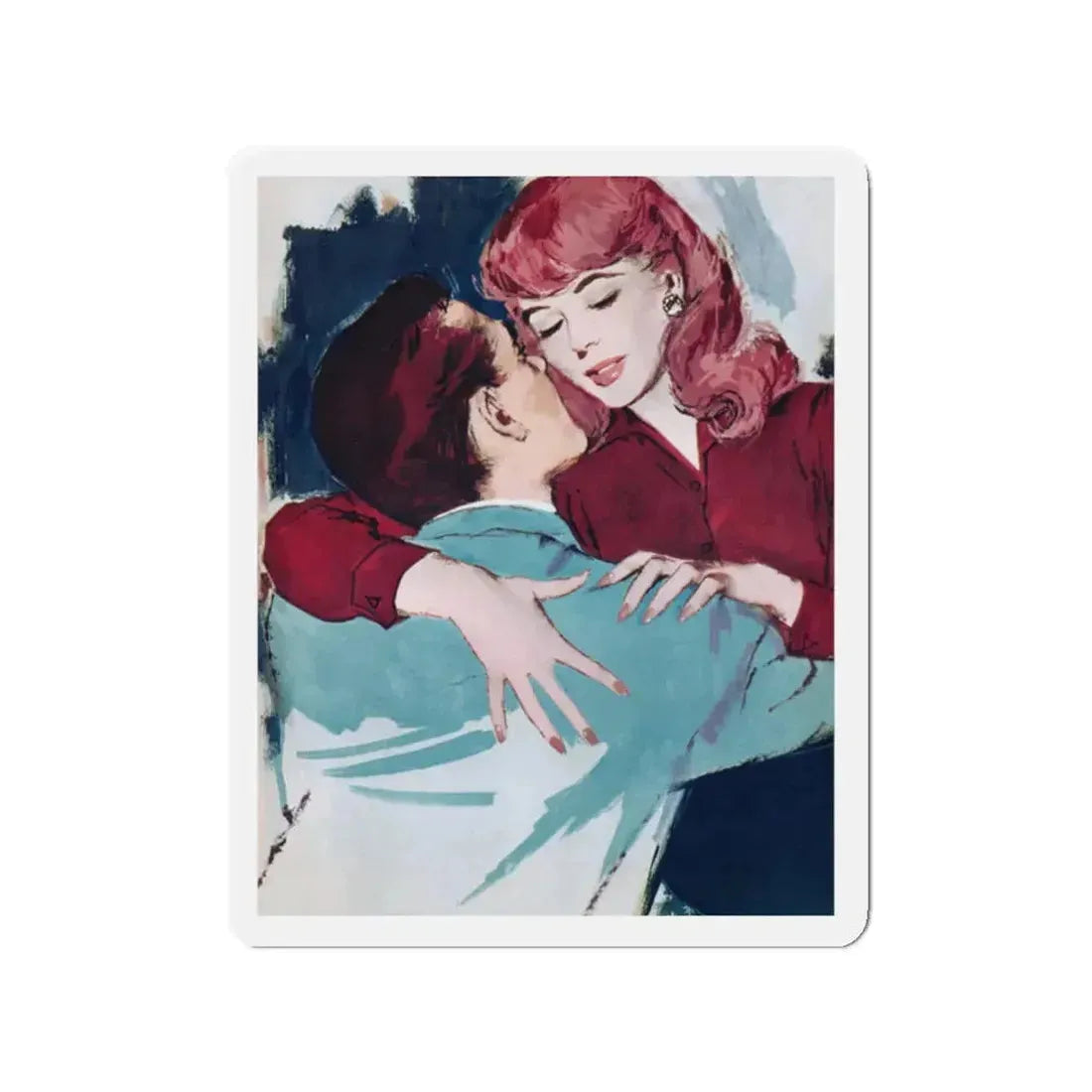 A Gift Called Boris by G. A. Callender, Woman magazine, 1961 (Magazine Illustration) Refrigerator Magnet - The Sticker Space