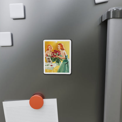 A Gift (Magazine Illustration) Refrigerator Magnet-The Sticker Space