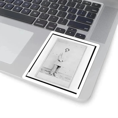 A.( ) Greenwall, Confederate Army Officer, Full-Length Portrait, Facing Front (U.S. Civil War) STICKER Vinyl Kiss-Cut Decal - The Sticker Space