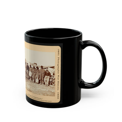 A Group Of Contrabands 001 (U.S. Civil War) Black Coffee Mug-The Sticker Space