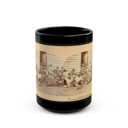 A Group Of  Contrabands (U.S. Civil War) Black Coffee Mug