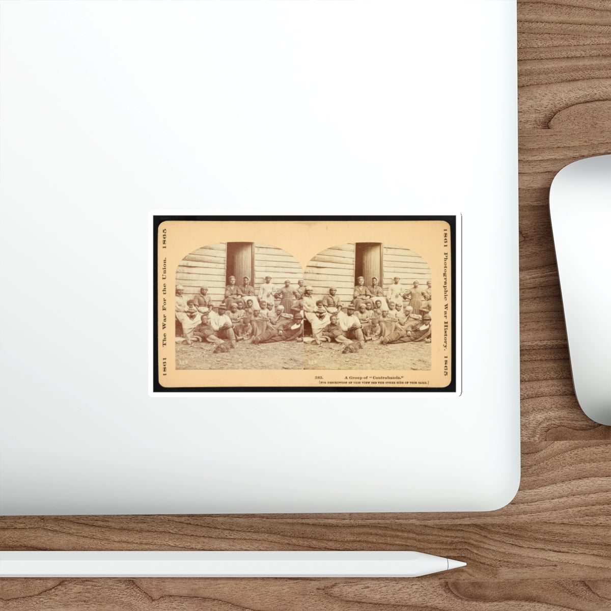 A Group Of Contrabands (U.S. Civil War) STICKER Vinyl Die-Cut Decal-The Sticker Space