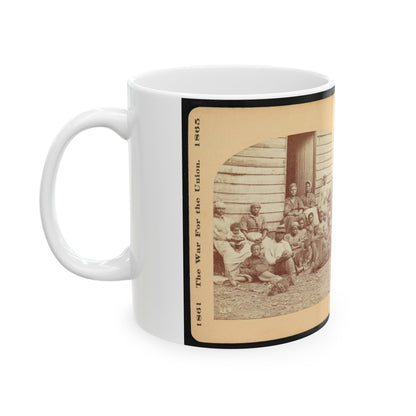 A Group Of Contrabands (U.S. Civil War) White Coffee Mug-The Sticker Space