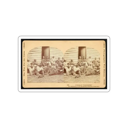 A Group Of  Contrabands (U.S. Civil War) STICKER Vinyl Die-Cut Decal - The Sticker Space