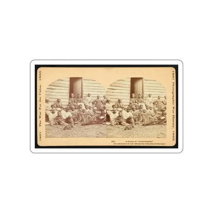 A Group Of  Contrabands (U.S. Civil War) STICKER Vinyl Die-Cut Decal - The Sticker Space