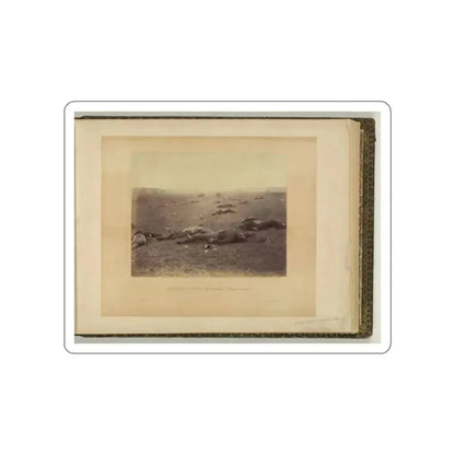 A Harvest Of Death, Gettysburg, Pennsylvania (U.S. Civil War) STICKER Vinyl Die-Cut Decal White Die-Cut 2 Inch - The Sticker Space