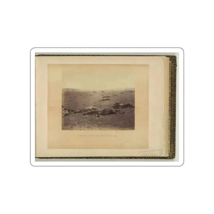 A Harvest Of Death, Gettysburg, Pennsylvania (U.S. Civil War) STICKER Vinyl Die-Cut Decal White Die-Cut 3 Inch - The Sticker Space