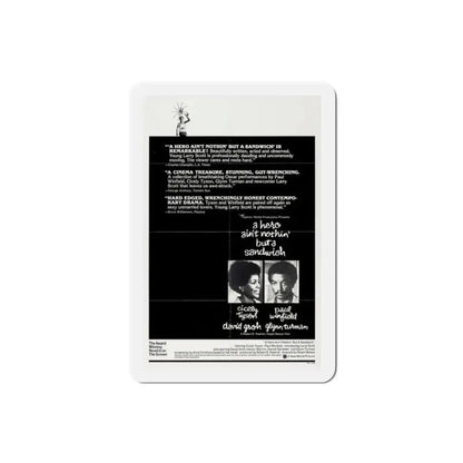 A Hero Ain't Nothin' But a Sandwich 1978 Movie Poster Refrigerator Magnet 2 Inch - The Sticker Space