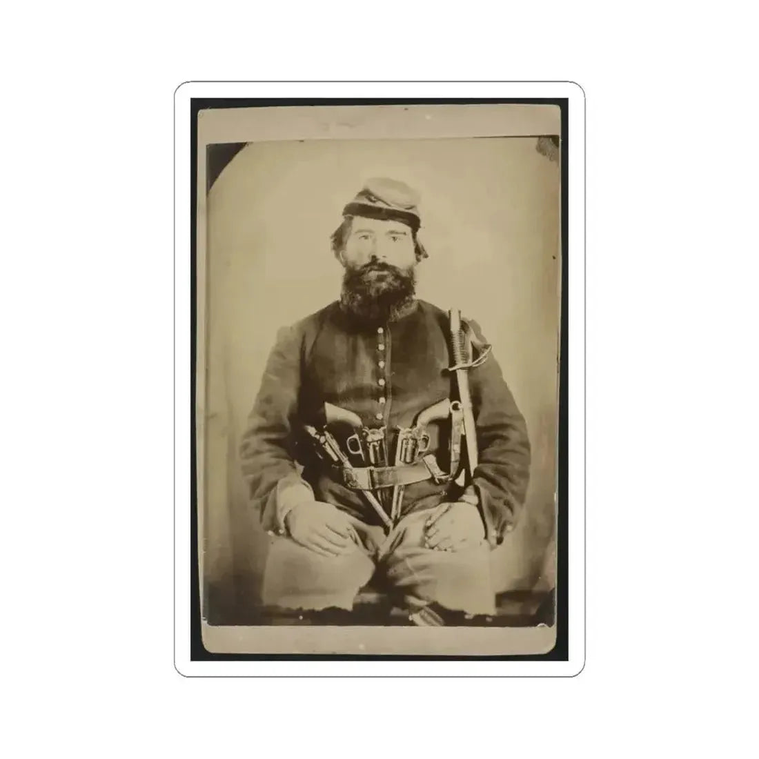 A. J. Blue, Urbana, Rfd #4, Ohio (U.S. Civil War) STICKER Vinyl Kiss-Cut Decal 3 Inch White - The Sticker Space