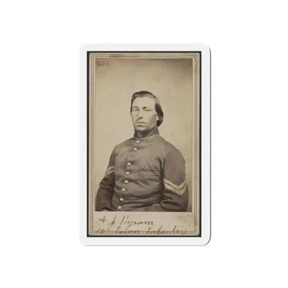 A. J. Byram, 10th Iowa Infantry (U.S. Civil War) Refrigerator Magnet 3 Inch Die-Cut - The Sticker Space