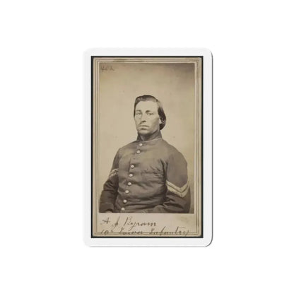A. J. Byram, 10th Iowa Infantry (U.S. Civil War) Refrigerator Magnet 5 Inch Die-Cut - The Sticker Space