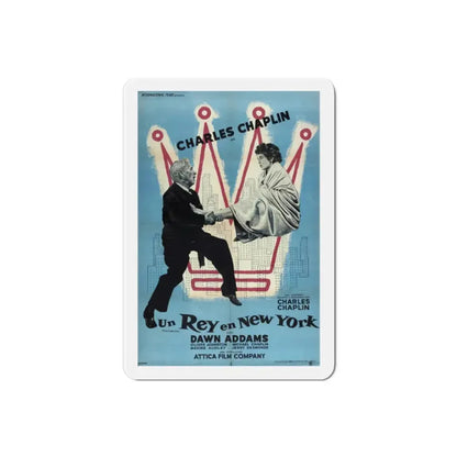 A King in New York 1957 Movie Poster Refrigerator Magnet - The Sticker Space