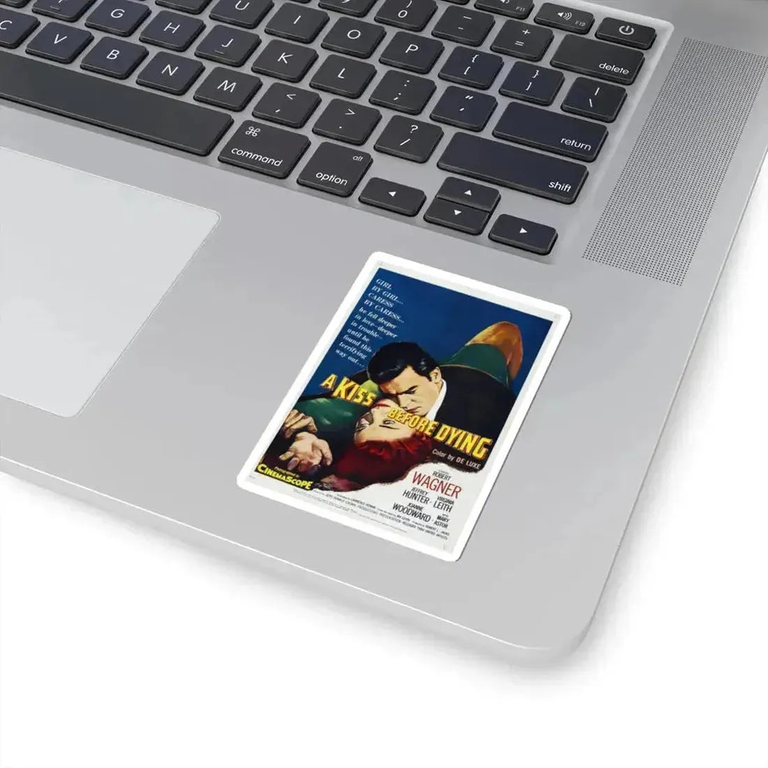 A Kiss Before Dying 1956 Movie Poster - STICKER Vinyl Kiss-Cut Decal - The Sticker Space