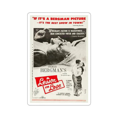 A Lesson in Love 1954 Movie Poster STICKER Vinyl Die-Cut Decal - The Sticker Space