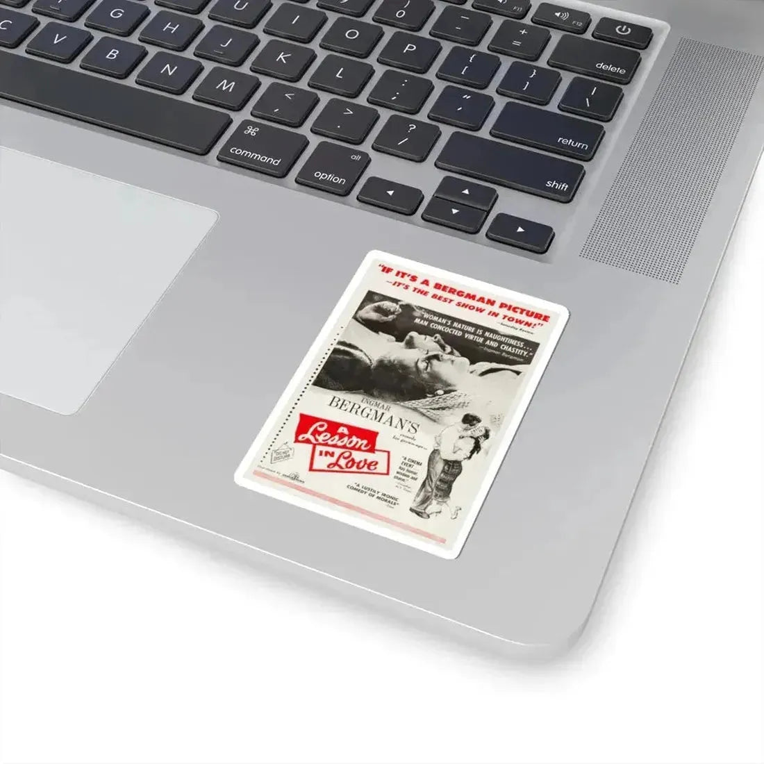 A Lesson in Love 1954 Movie Poster - STICKER Vinyl Kiss-Cut Decal - The Sticker Space