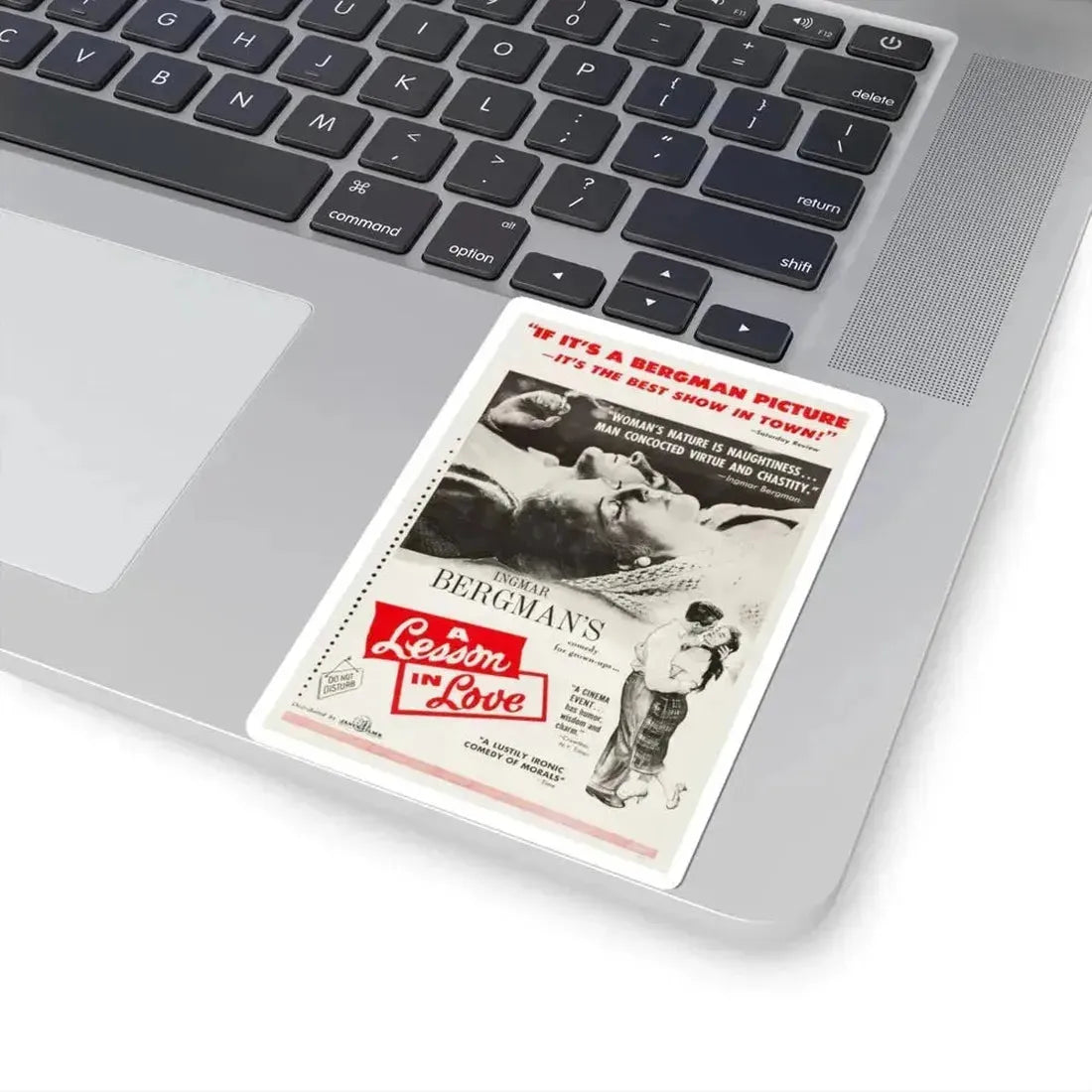 A Lesson in Love 1954 Movie Poster - STICKER Vinyl Kiss-Cut Decal - The Sticker Space