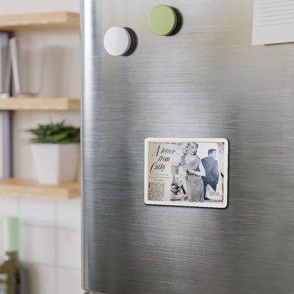 A Letter from Cathy (Magazine Illustration) Refrigerator Magnet-The Sticker Space