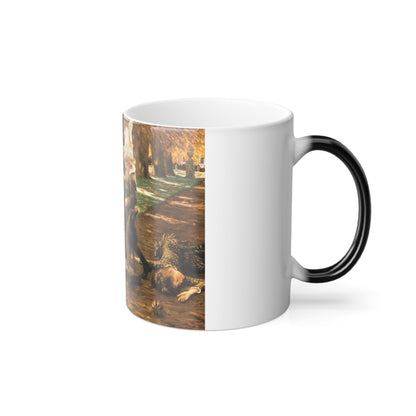 A Little Nimrod (1882), by James Tissot - Color Changing Mug 11oz-11oz-The Sticker Space