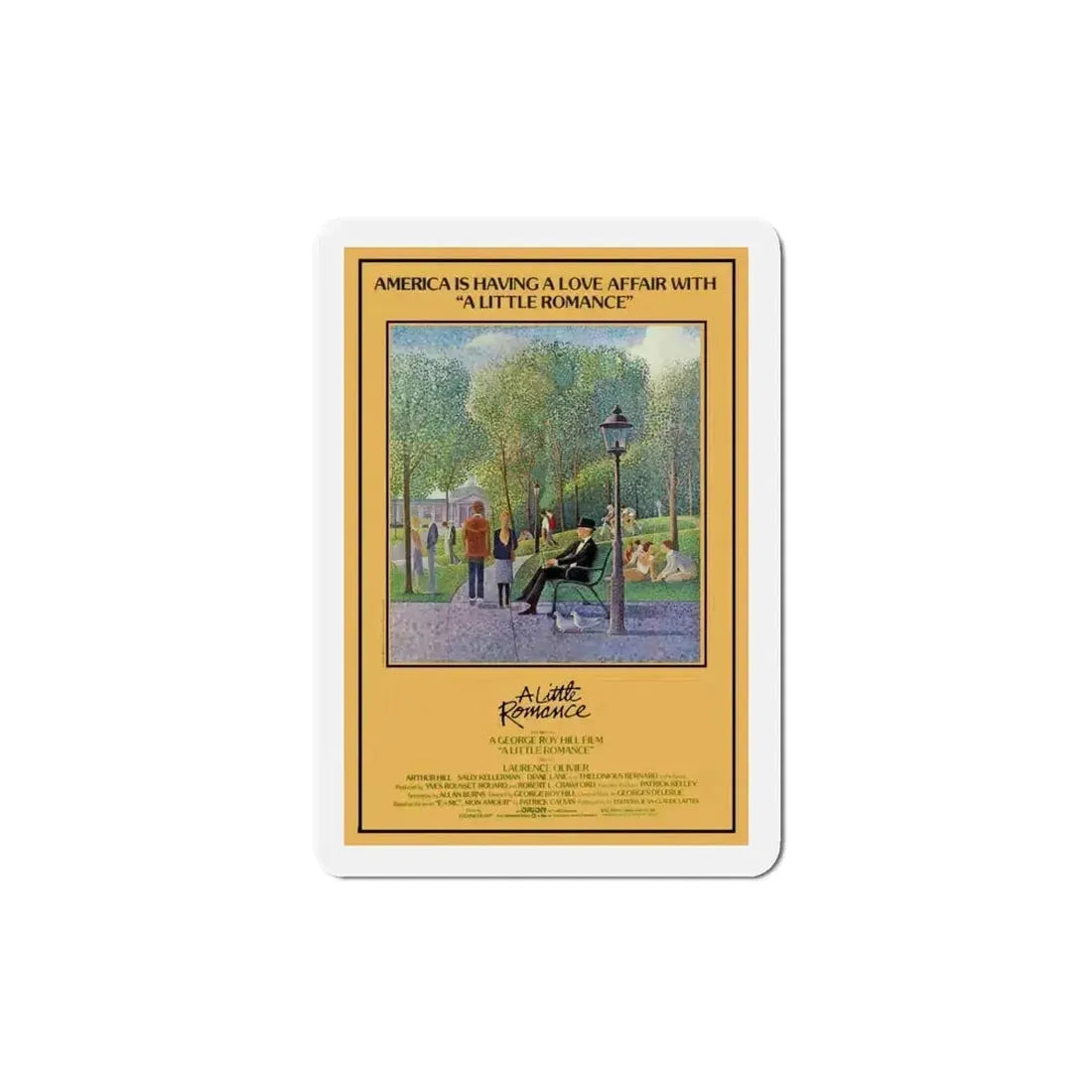 A Little Romance 1979 Movie Poster Refrigerator Magnet 4 Inch - The Sticker Space