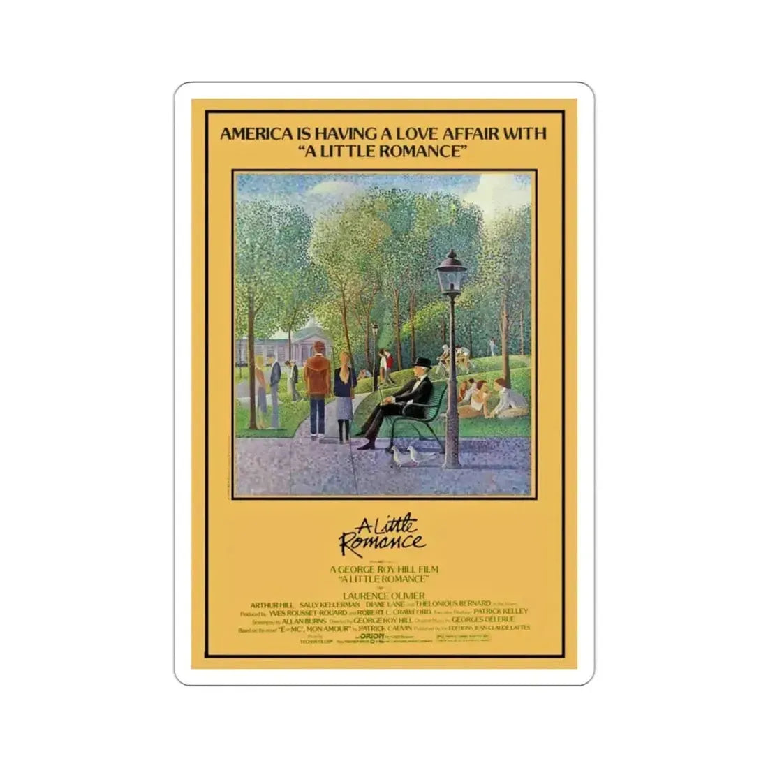 A Little Romance 1979 Movie Poster STICKER Vinyl Die-Cut Decal 3 Inch - The Sticker Space