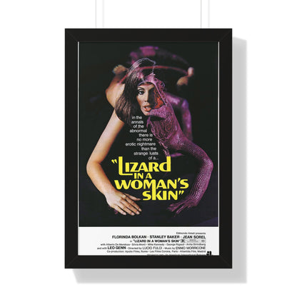 A LIZARD IN A WOMANS SKIN (2) 1971 - Framed Movie Poster-16″ x 24″-The Sticker Space