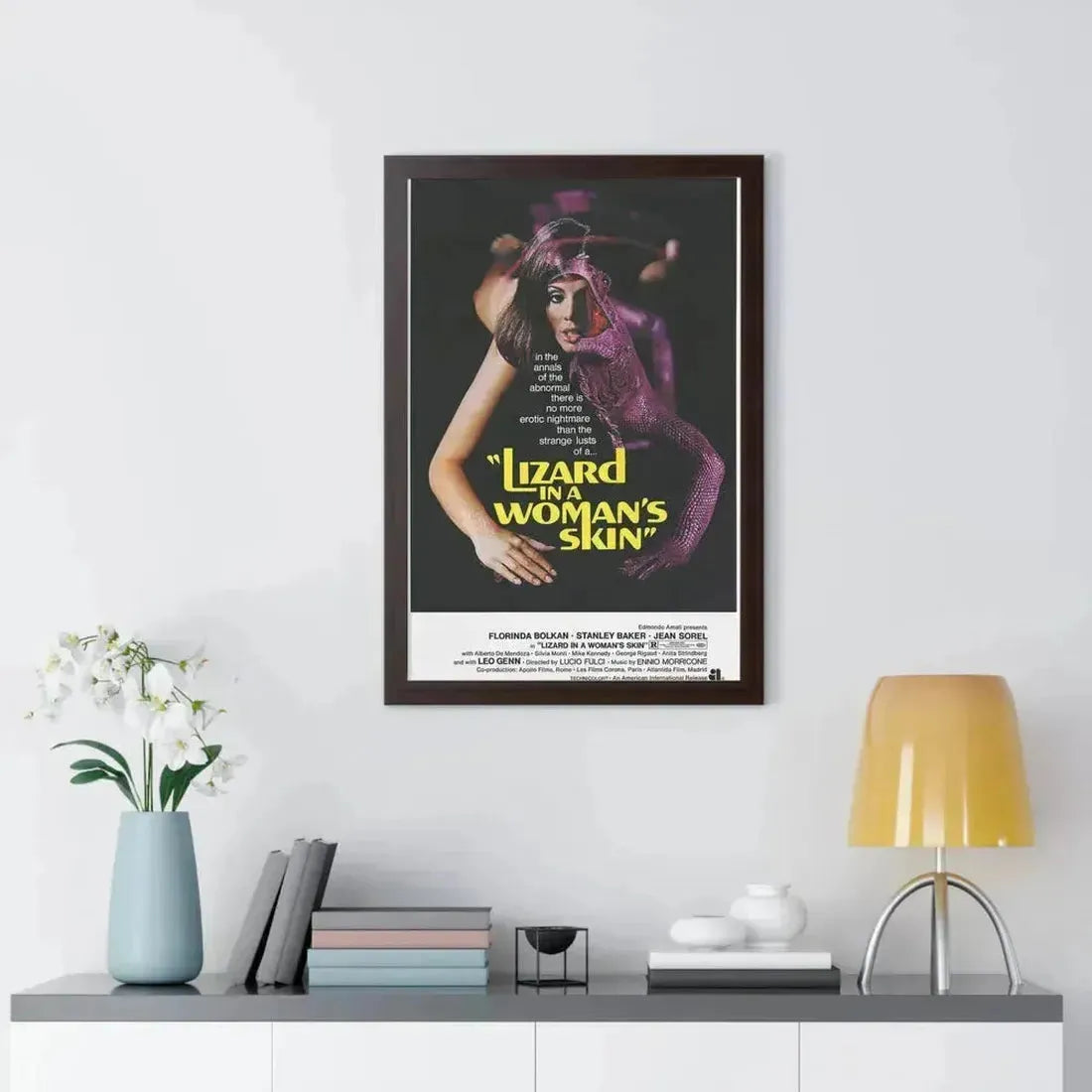 A LIZARD IN A WOMANS SKIN (2) 1971 - Framed Movie Poster - The Sticker Space