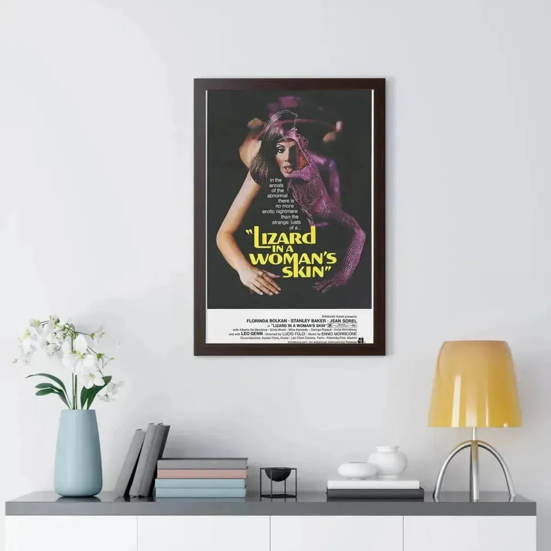 A LIZARD IN A WOMANS SKIN (2) 1971 - Framed Movie Poster - The Sticker Space